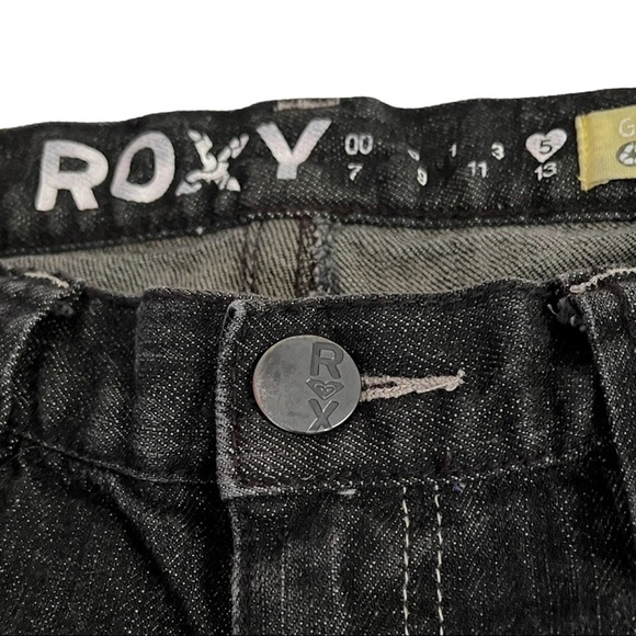 ROXY Gold Coast Skinny Fit Low Rise Jeans Lightly Distressed - Picture 5 of 15